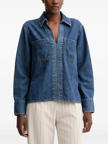  Rag & Bone Channing Denim Shirt - Blue 