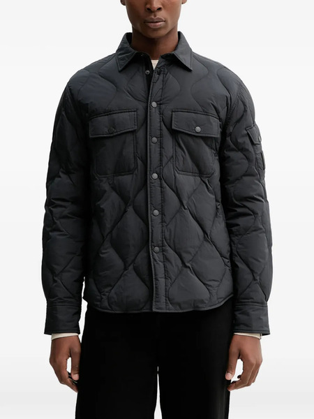 Rag & Bone Dane Quilted Overshirt - Black 