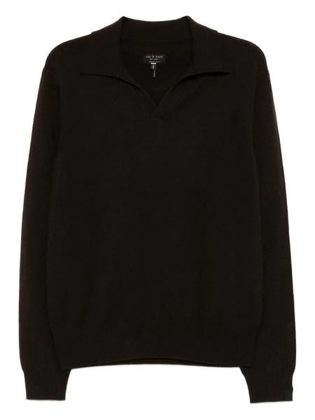  Rag & Bone Downing Polo Shirt - Brown 