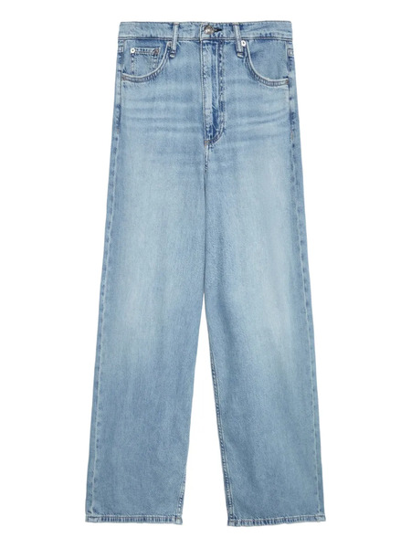  Rag & Bone Five-pocket Wide-leg Jeans - Blue 