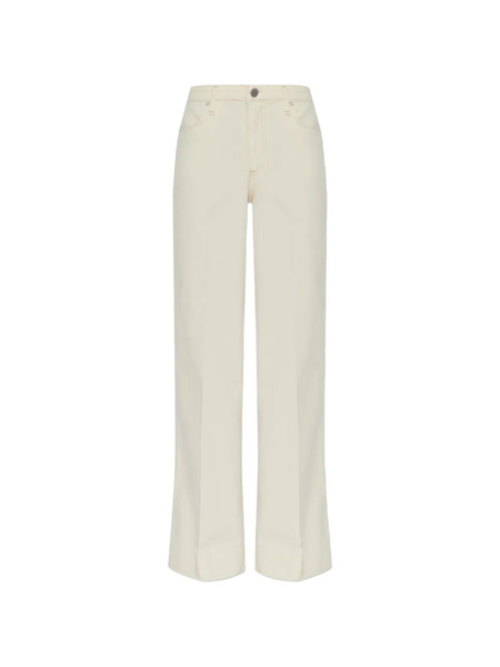  Rag & Bone Flared Cotton Trousers - Neutrals 