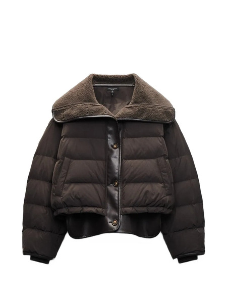  Rag & Bone Gloria Puffer Jacket - Brown 