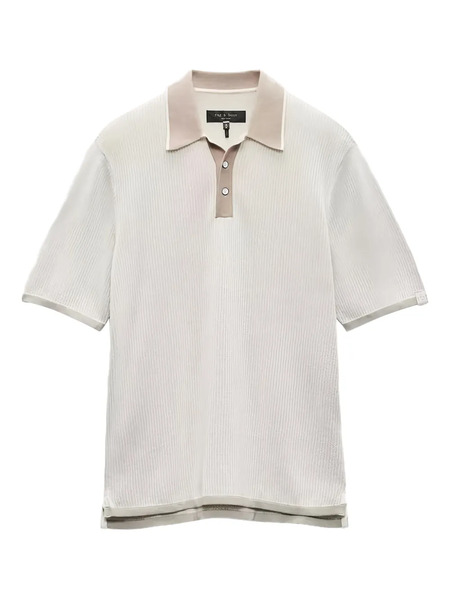  Rag & Bone Harvey Polo Shirt - Neutrals 