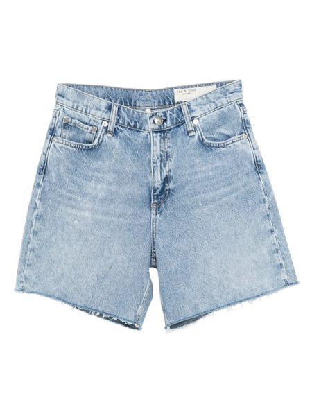  Rag & Bone Kaia Cotton Shorts - Blue 