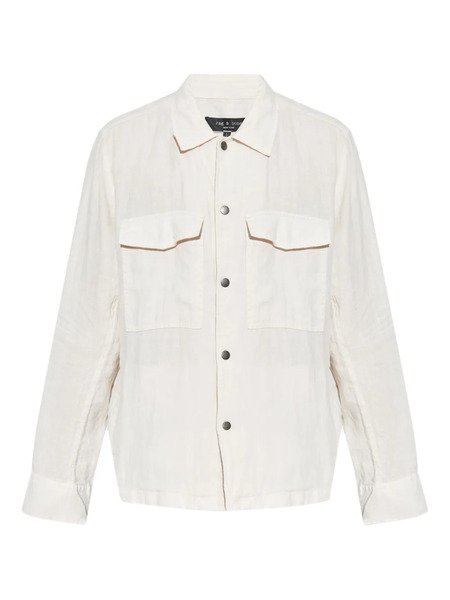  Rag & Bone Linen Shirt Jacket - Neutrals 