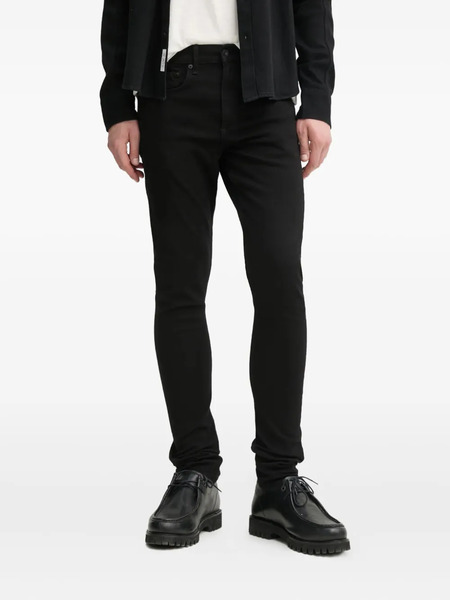  Rag & Bone Logo-embroidered Jeans - Black 