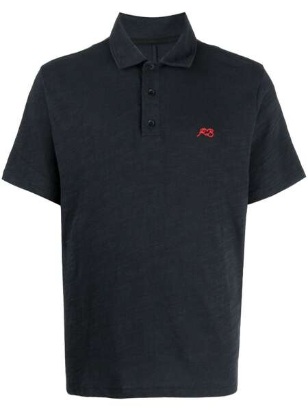  Rag & Bone Logo-embroidered Polo Shirt - Blue 