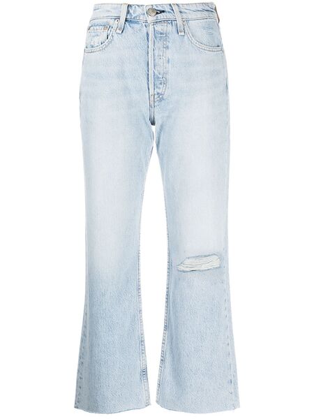  Rag & Bone Maya High-rise Cropped Flared Jeans - Blue 