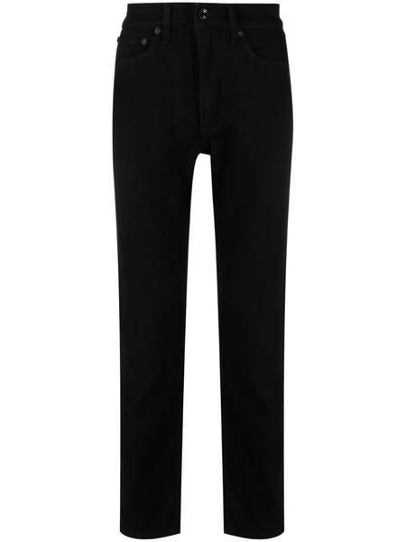  Rag & Bone Mid-rise Slim-cut Jeans - Black 