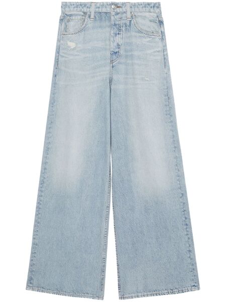  Rag & Bone Mid-rise Wide-leg Jeans - Blue 