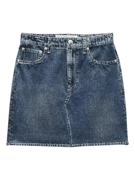  Rag & Bone Miramar Front Pocket Mini Skirt - Blue 