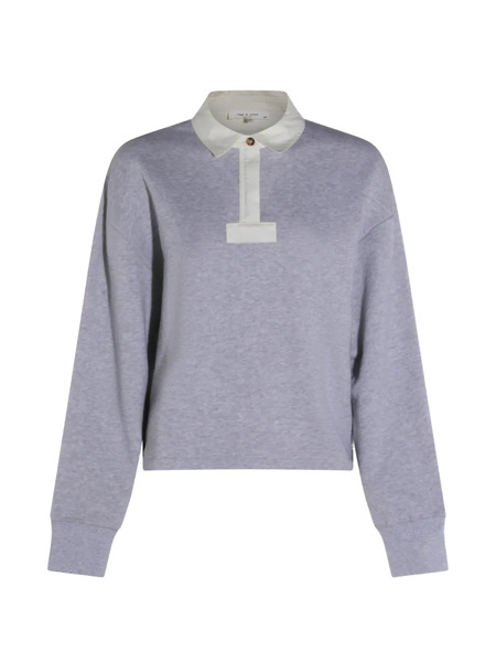  Rag & Bone Polo-collar Sweater - Grey 