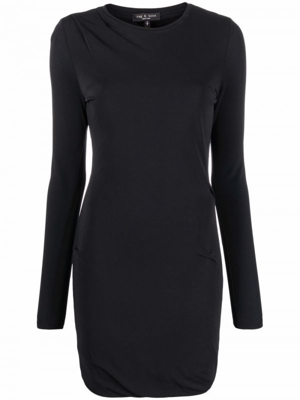  Rag & Bone Poppy T-shirt Dress - Black 