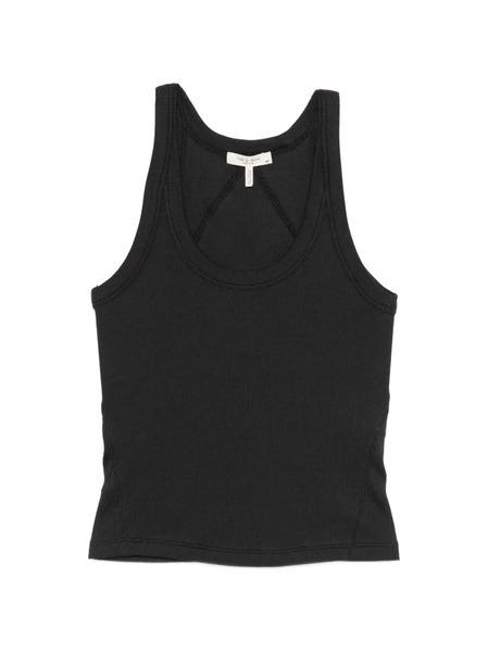  Rag & Bone Ribbed Racerback Vest - Black 