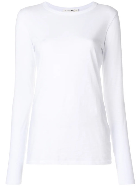  Rag & Bone Slim-fit Longsleeved T-shirt - White 
