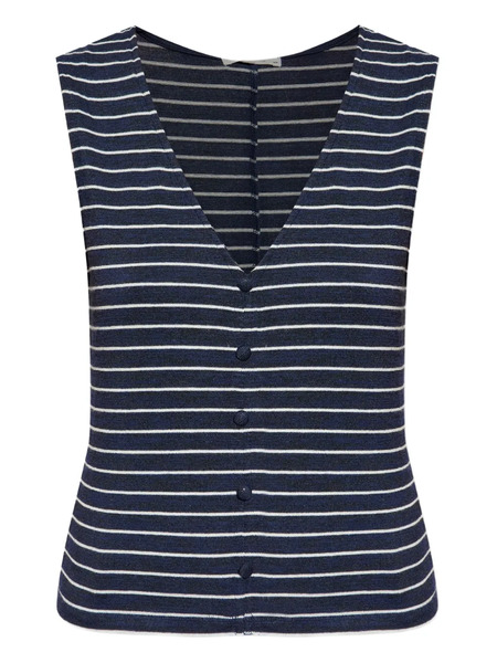  Rag & Bone Striped Button-up Top - Blue 