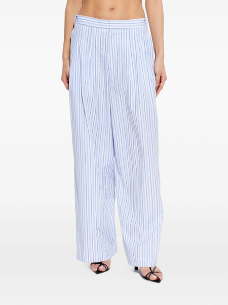  Rag & Bone Striped-pleated Trousers - White 