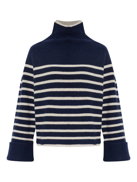  Rag & Bone Striped Roll-neck Sweater - Blue 