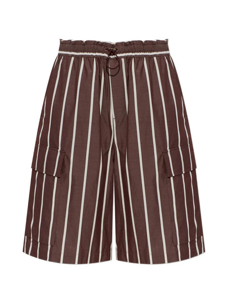  Rag & Bone Victoria Striped Cargo Shorts - Brown 