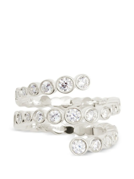  Ragbag Studio Odette Spiral Embellished Ring - Silver 