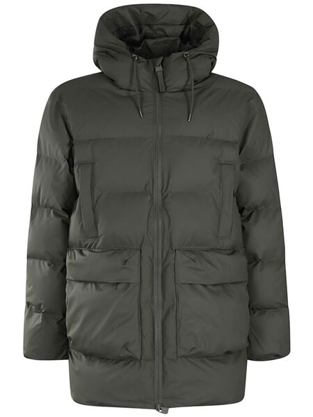  Rains Alta Puffer Jacket - Green 