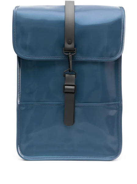  Rains Carabiner-fastening Waterproof Backpack - Blue 