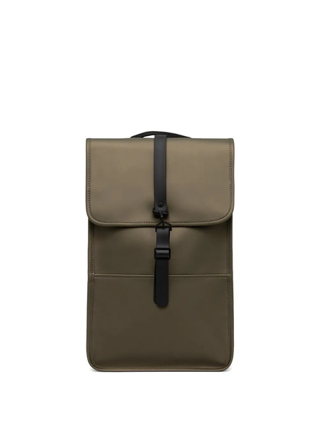  Rains Flap Buckle Backpack - Green 