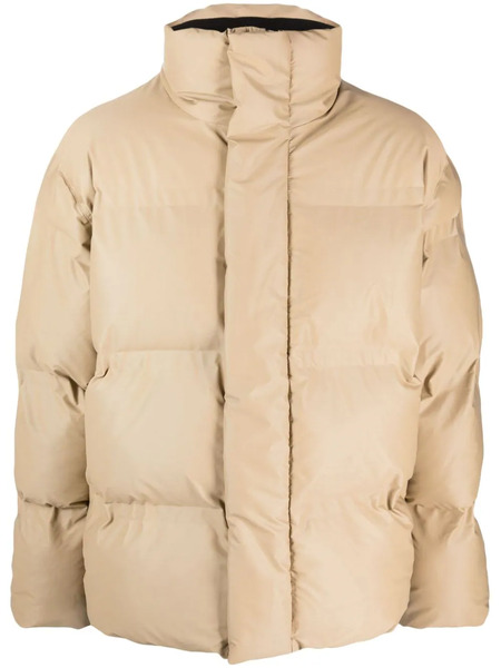  Rains Funnel-neck Padded Jacket - Neutrals 