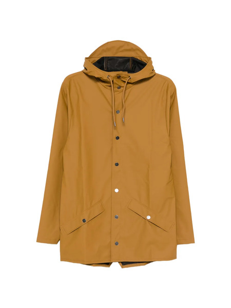  Rains Hooded Jacket - Brown 