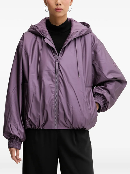  Rains Hooded Zip-fastening Jacket - Purple 