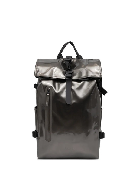  Rains Large Rolltop Backpack - Silver 