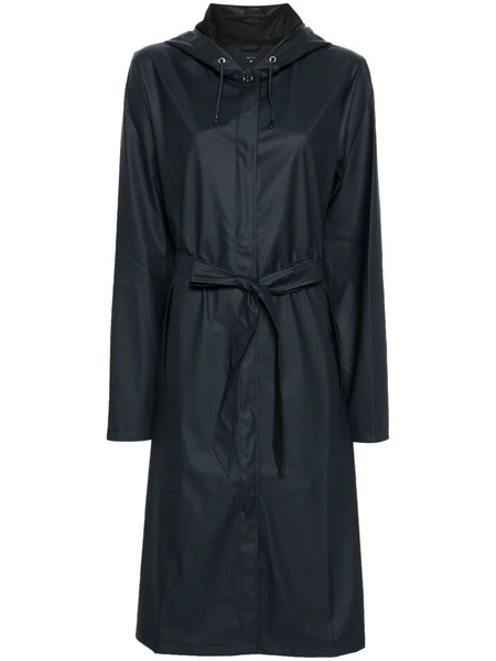  Rains Long A-line W Jacket - Blue 