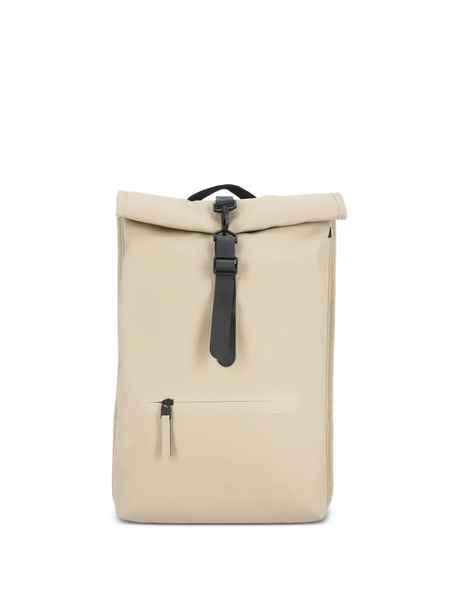  Rains Medium Rolltop Rucksack Backpack - Neutrals 