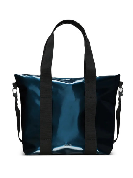  Rains Mini Logo-debossed Tote Bag - Blue 