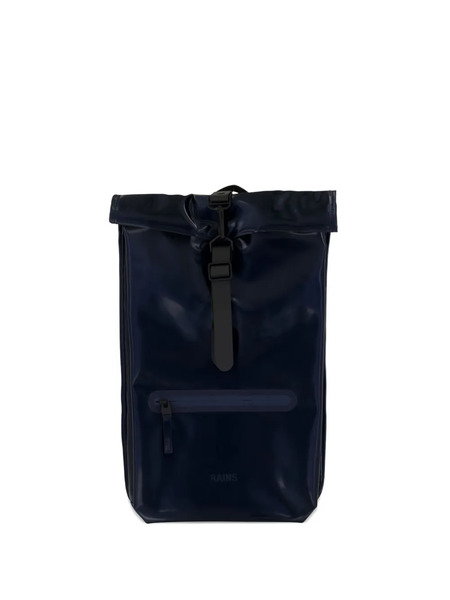  Rains Rolltop Rucksack Backpack - Blue 