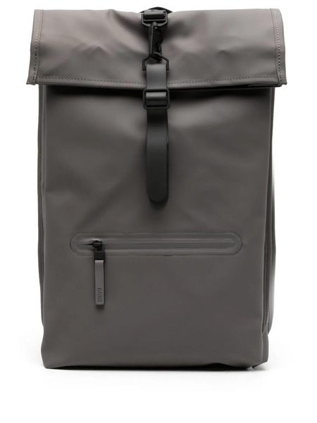  Rains Rolltop Rucksack Waterproof Backpack - Grey 