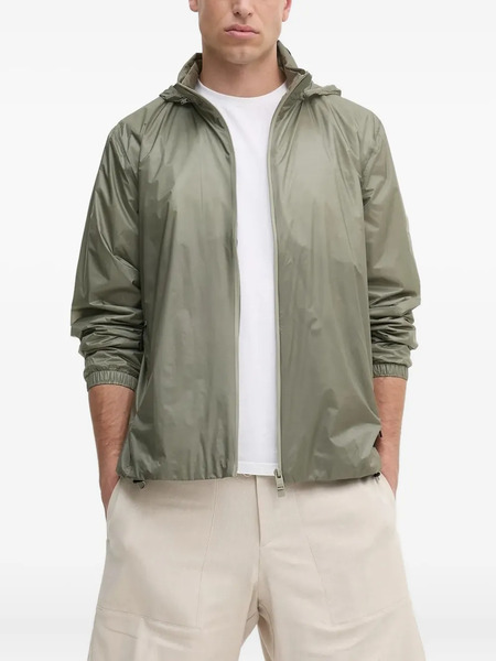 Rains Zip-front Lightweight Jacket - Green 