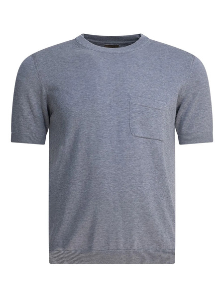  Rakki Chest-pocket Short-sleeve T-shirt - Grey 