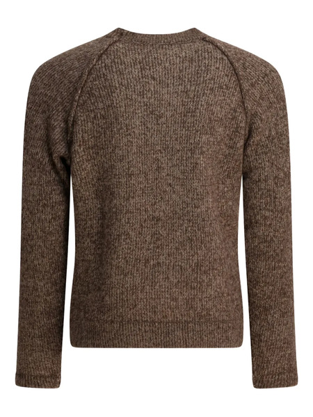  Rakki Raglan Crew-neck Sweater - Brown 