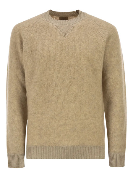  Rakki Raglan-sleeves Sweater - Neutrals 