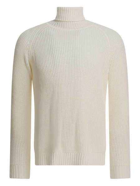  Rakki Turtleneck Ribbed Sweater - Neutrals 