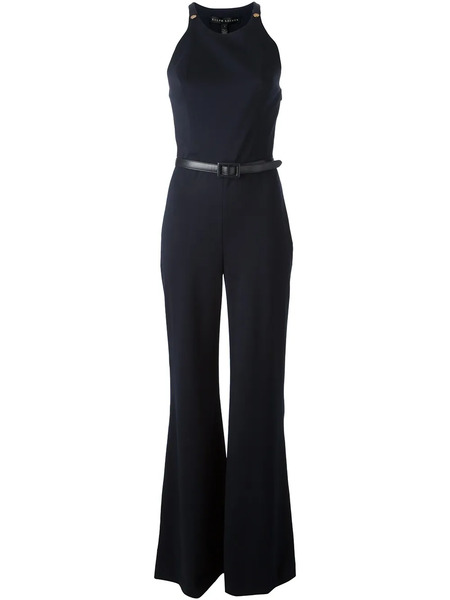  Ralph Lauren Collection Belted Jumpsuit - Blue 
