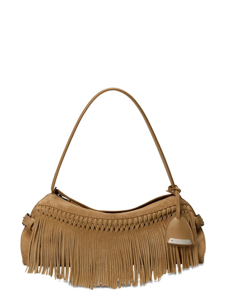  Ralph Lauren Collection Fringed Shoulder Bag - Brown 