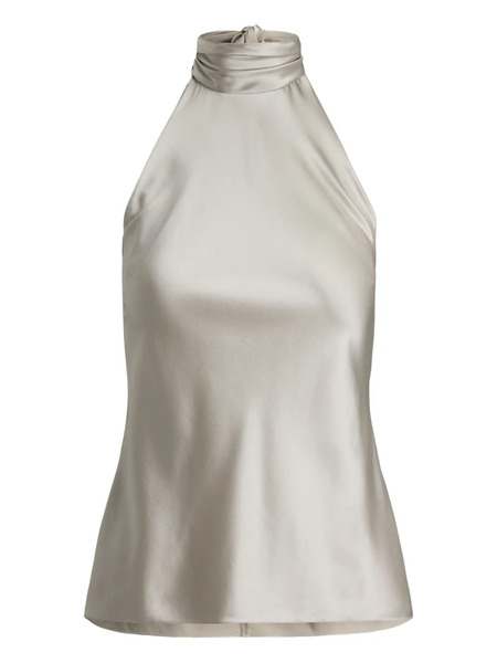  Ralph Lauren Collection Halterneck Top - Neutrals 