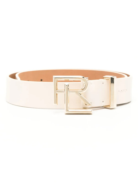  Ralph Lauren Collection Logo-buckle Leather Belt - Neutrals 
