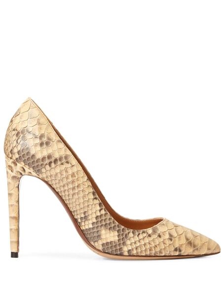  Ralph Lauren Collection 100mm Celia Pumps - Neutrals 