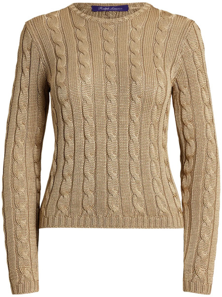  Ralph Lauren Collection Silk Sweater - Neutrals 