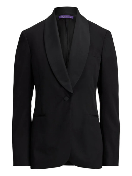  Ralph Lauren Collection Sutton Shawl-lapel Wool Blazer - Black 