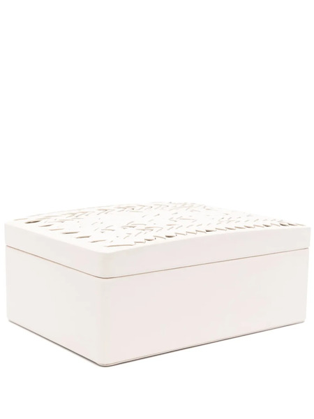  Ralph Lauren Home Adrienne Woven Leather Box - Neutrals 
