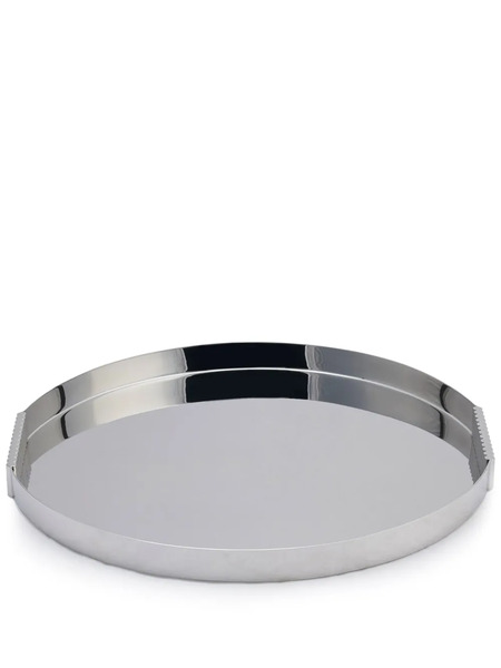 Ralph Lauren Home Thorpe Round Tray - Silver 